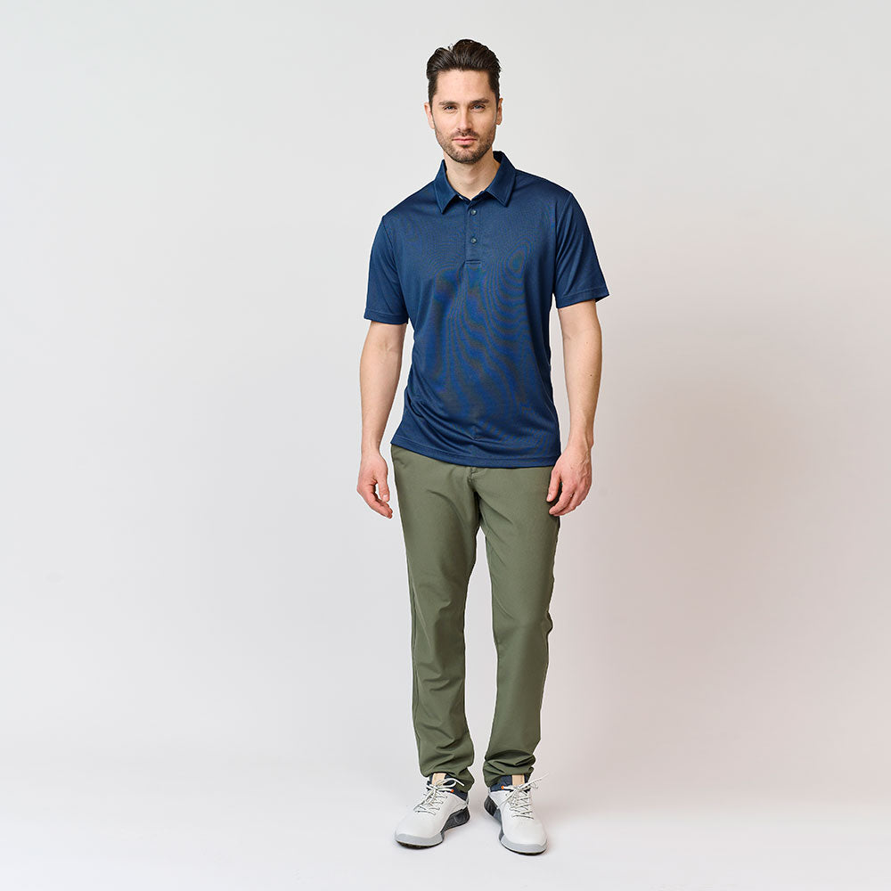 Performance-Poloshirt für Herren, Marineblau