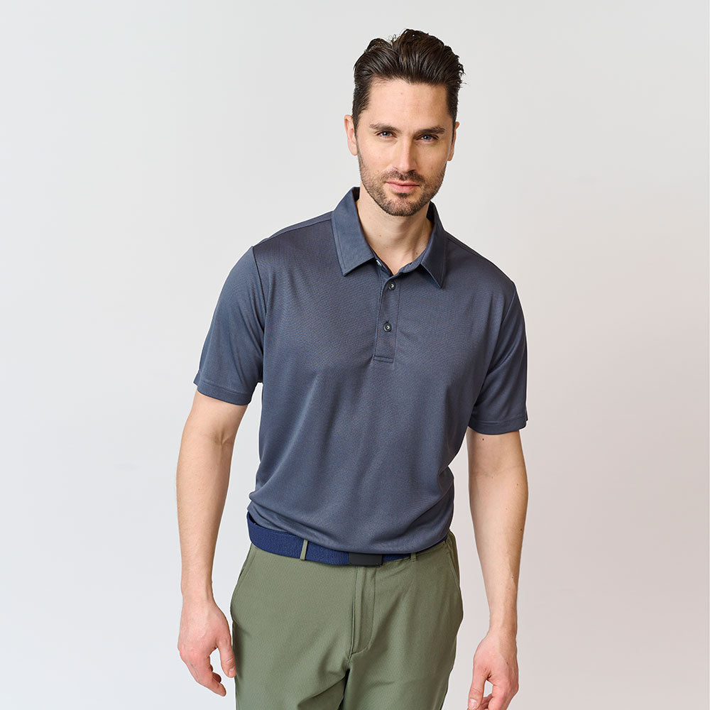 Performance-Poloshirt für Herren, Ombre Blue