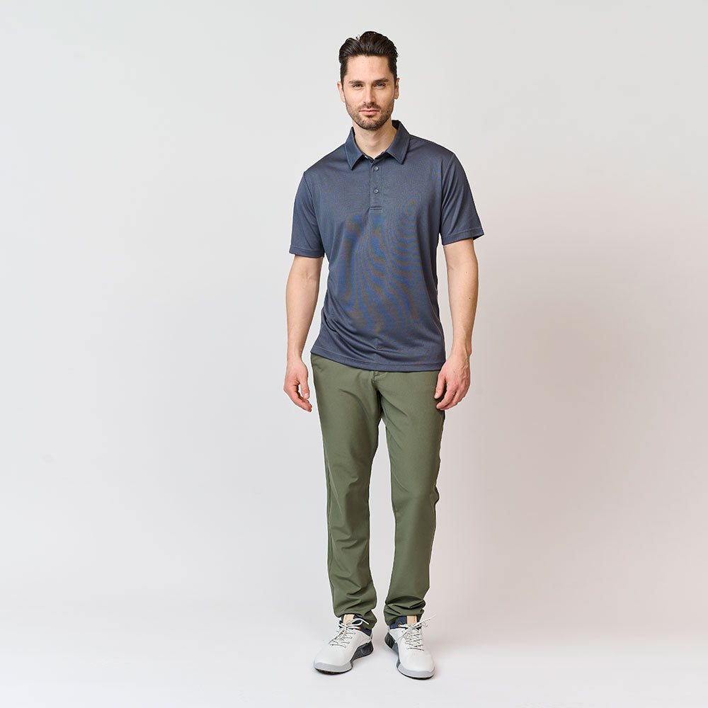 Performance-Poloshirt für Herren, Ombre Blue