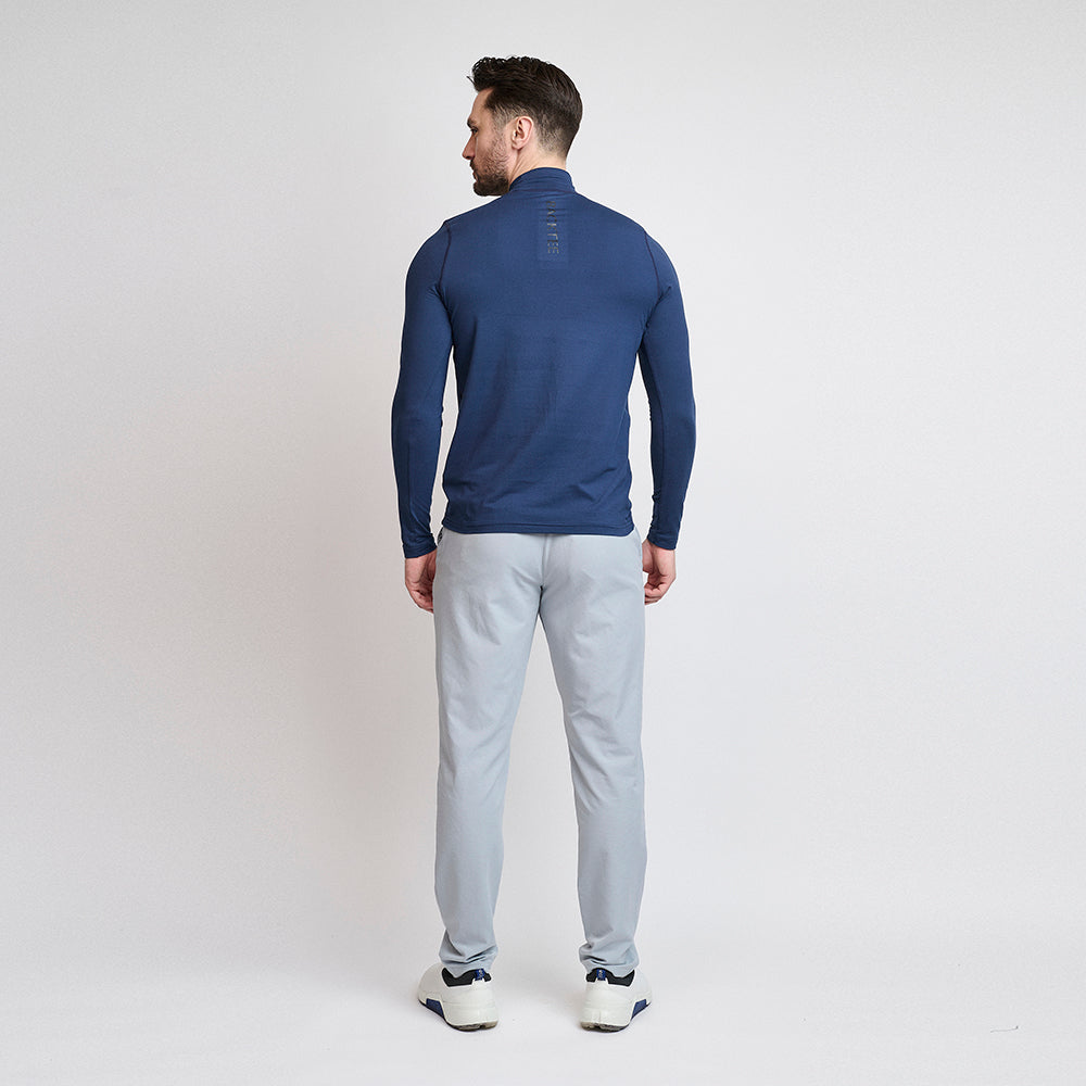 Rollkragenpullover von First Skin für Herren, Marineblau