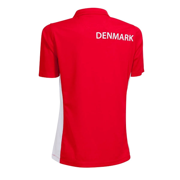 Dänemark-Performance-Poloshirt für Damen, Rot